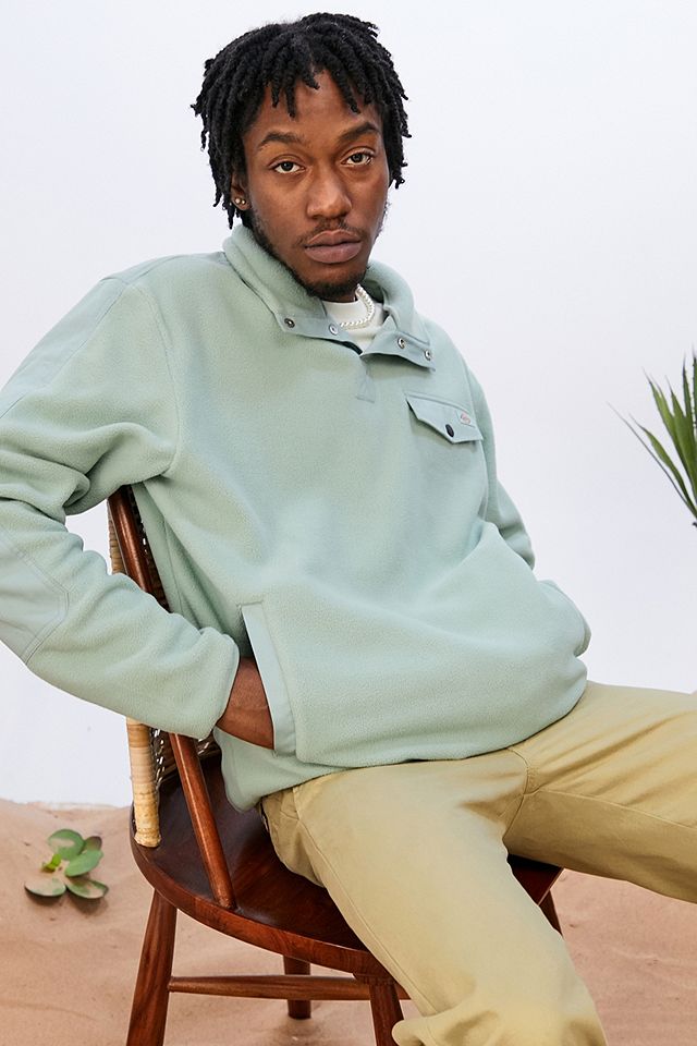 Dickies Green Port Allen Fleece Sweatshirt | Urban Outfitters UK