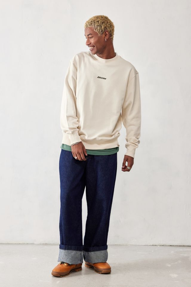 Dickies Uo Exclusive Sweatshirt „valley Falls“ In Ecru Urban