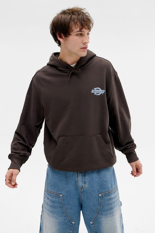 Dickies UO Exklusiv Brauner Hoodie mit Holz-Logo #3