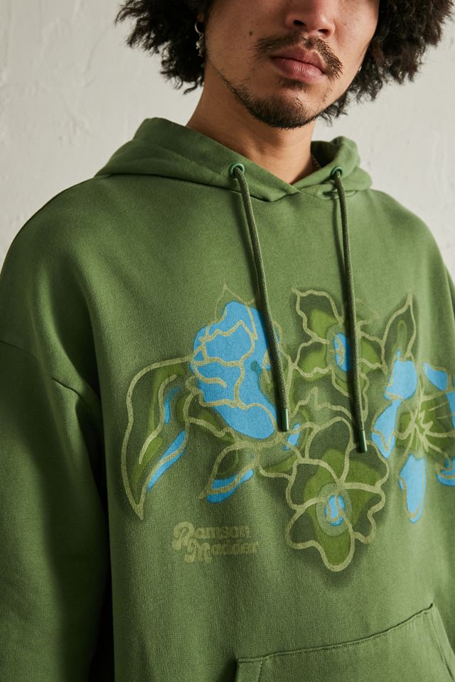 Damson Madder Green Bouquet Hoodie #1
