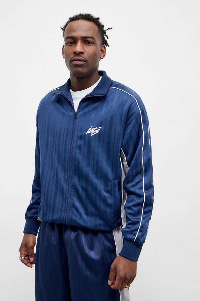 iets frans... Navy Tricot Track Top #1