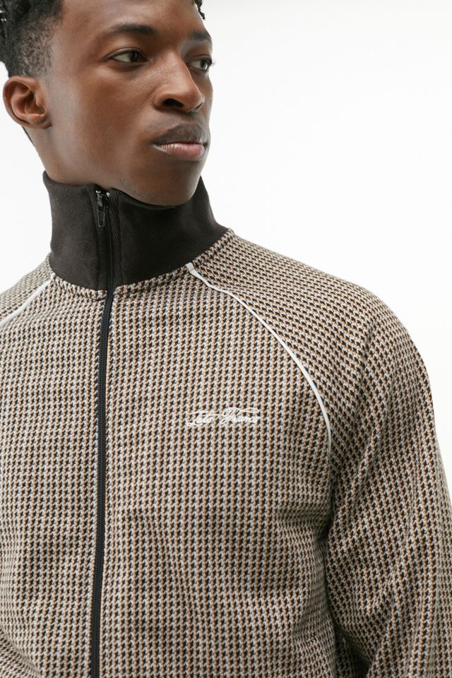iets frans... Brown Houndstooth Track Jacket #3