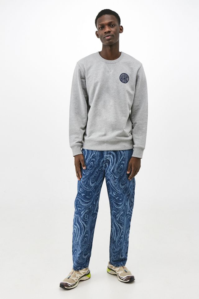 Hikerdelic UO Exclusive Grey Peace Crew Neck Sweatshirt #2