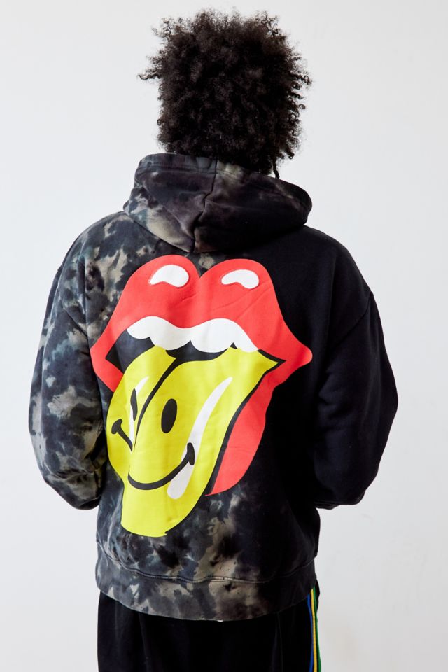 Rolling stones tie dye sweatshirt sale