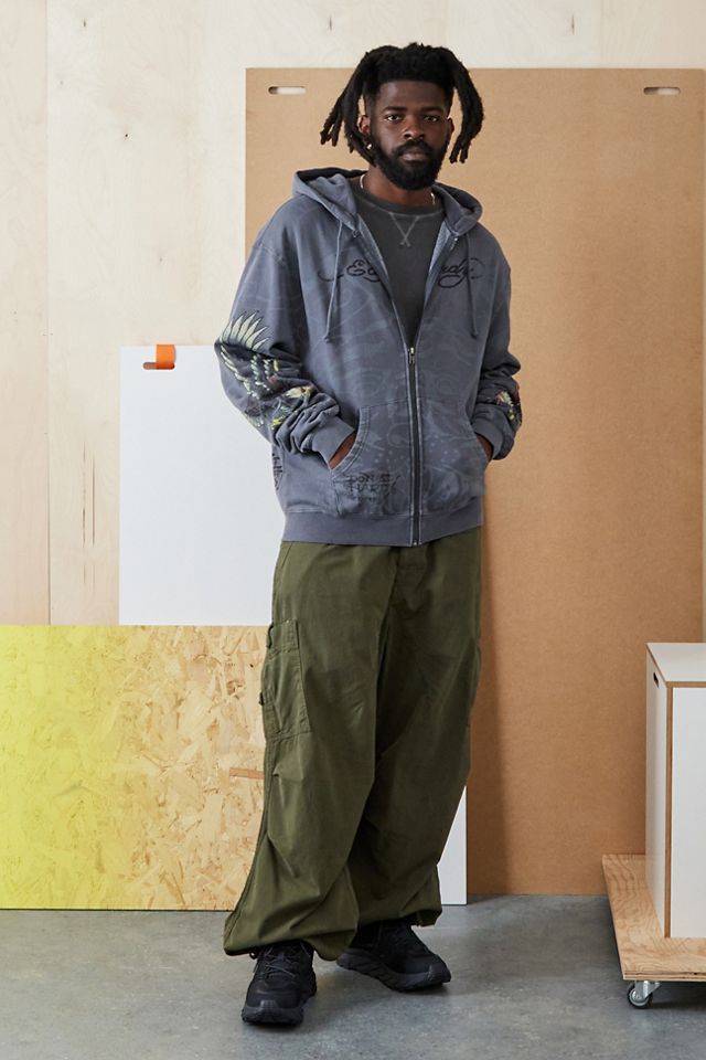 Ed Hardy - Sweat à capuche zippé aigle, exclusivité UO #2