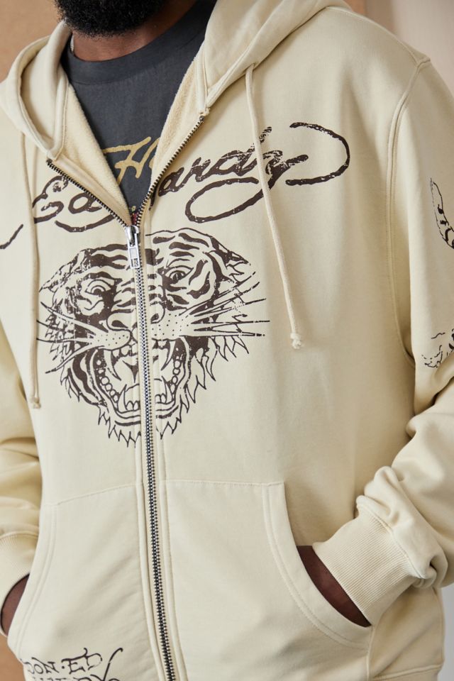 Tiger sweatshirt in Ecru