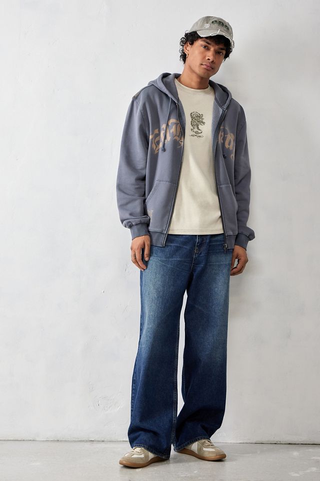 Ed Hardy - Sweat à capuche zippé à imprimé photo, exclusivité UO  #2