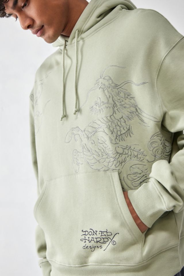 Ed Hardy UO Exclusive Mineral Dragon Hoodie