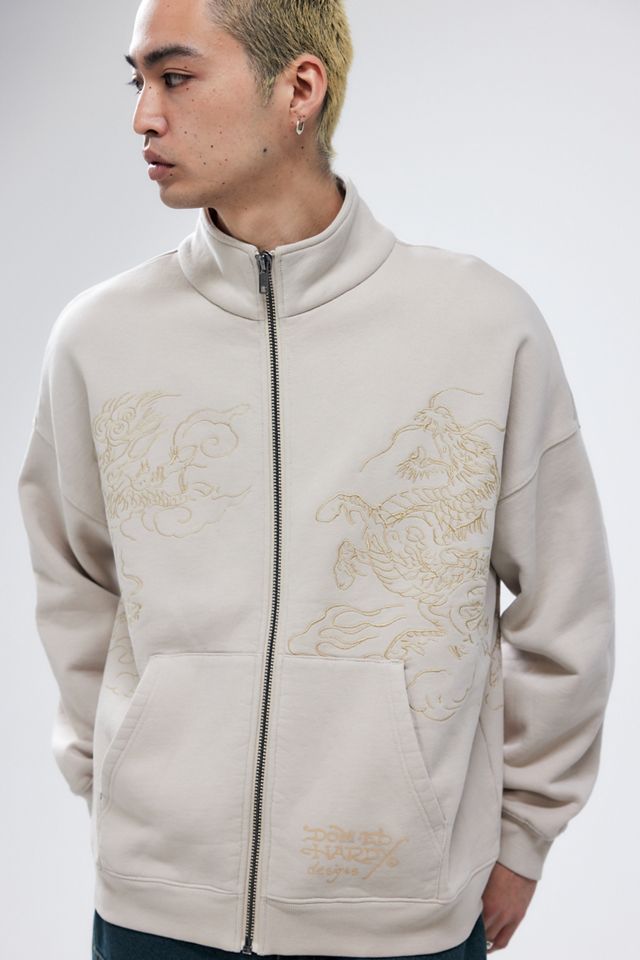 Ed Hardy UO Exclusive Embroidered Track Top #1