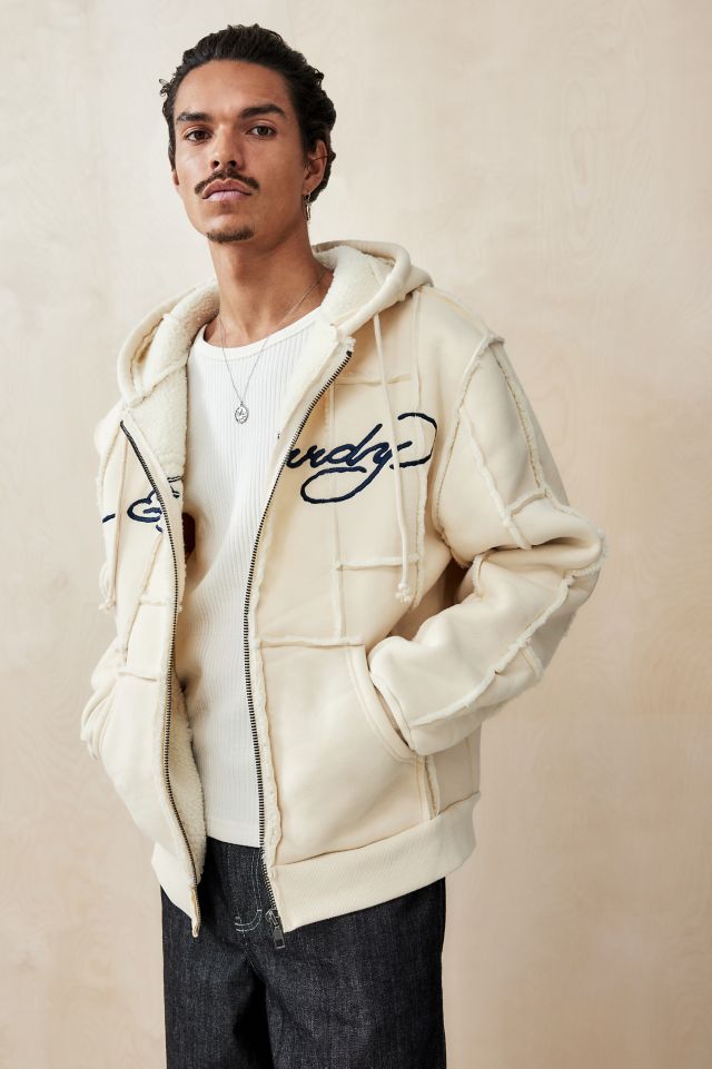 Sherpa hoodie urban outfitters deals