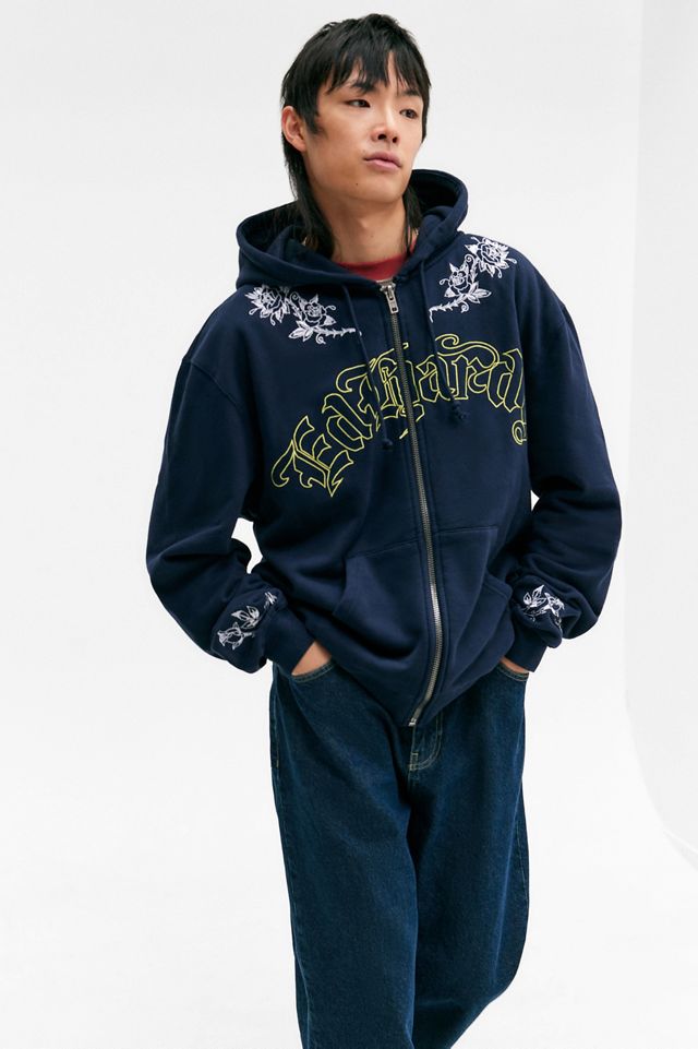 Ed Hardy UO Exclusive Rose Zip-Up Hoodie #1