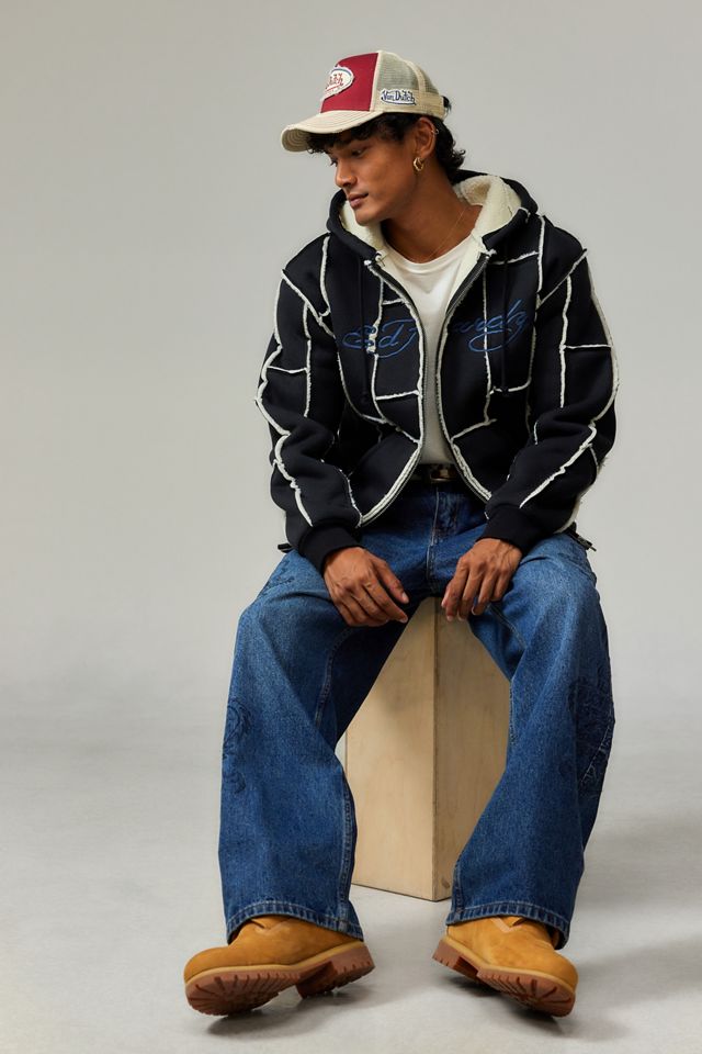 Ed Hardy UO Exclusive Patchwork Hoodie #1