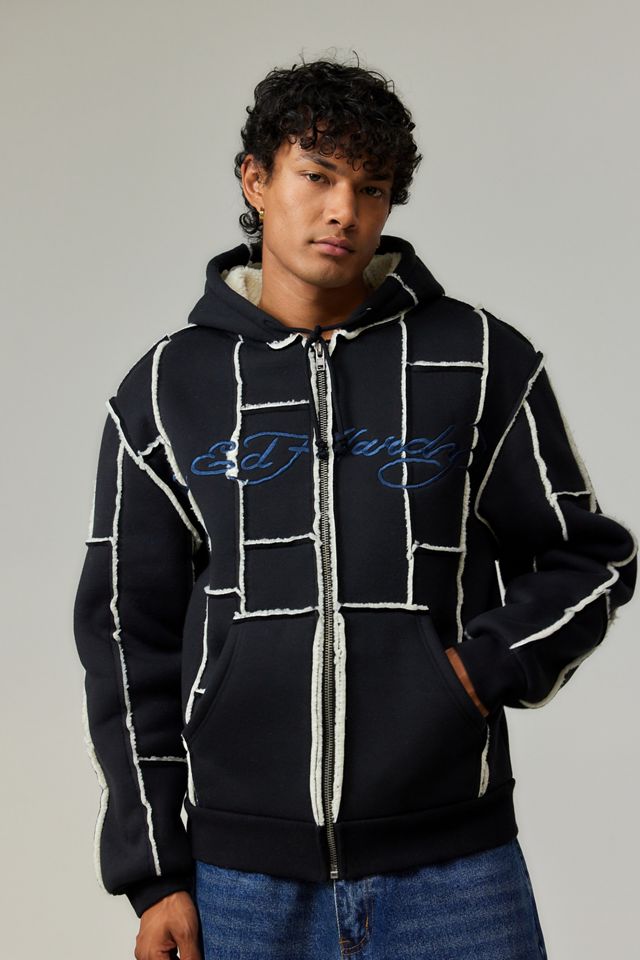 Ed Hardy UO Exclusive Patchwork Hoodie #4