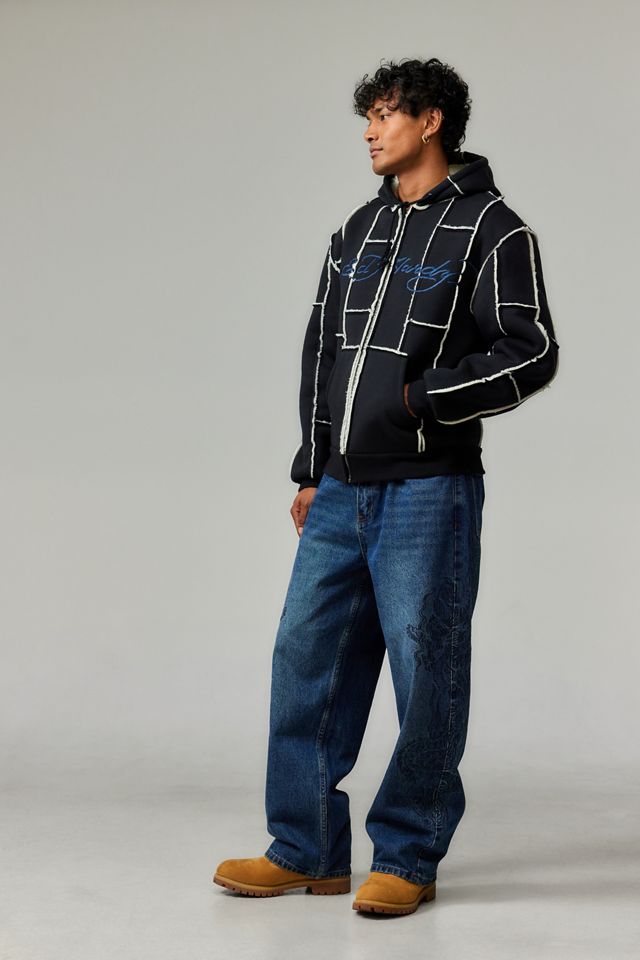 Ed Hardy UO Exclusive Patchwork Hoodie #5