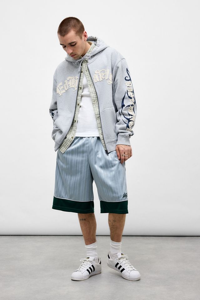 Ed Hardy Grey Marl Appliqué Tattoo Hoodie #1