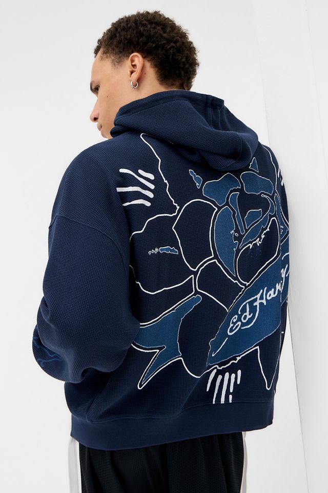 Ed Hardy Sweat à capuche UO Exclusive Rose Flame #1