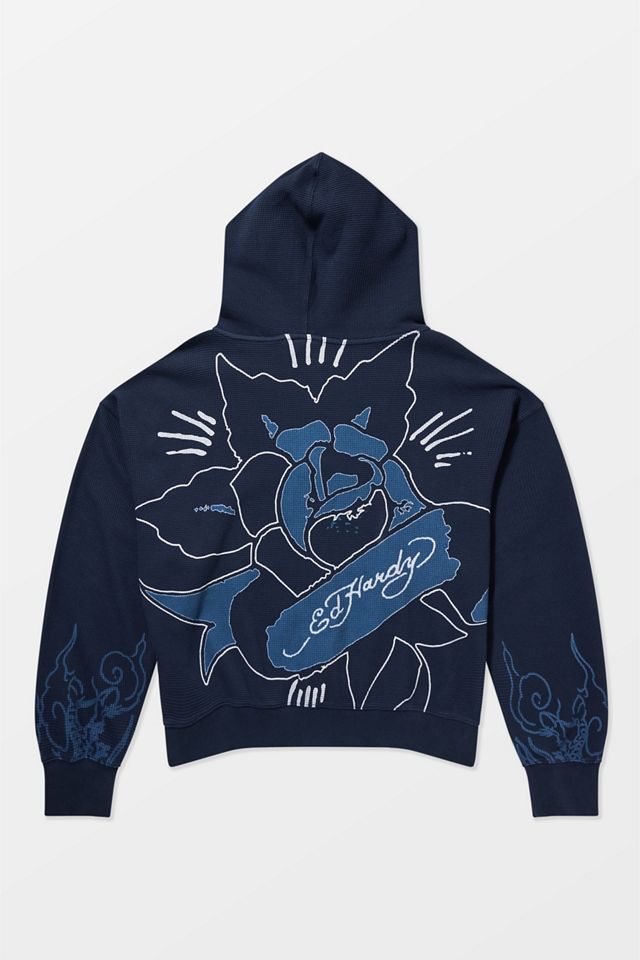 Ed Hardy Sweat à capuche UO Exclusive Rose Flame #7