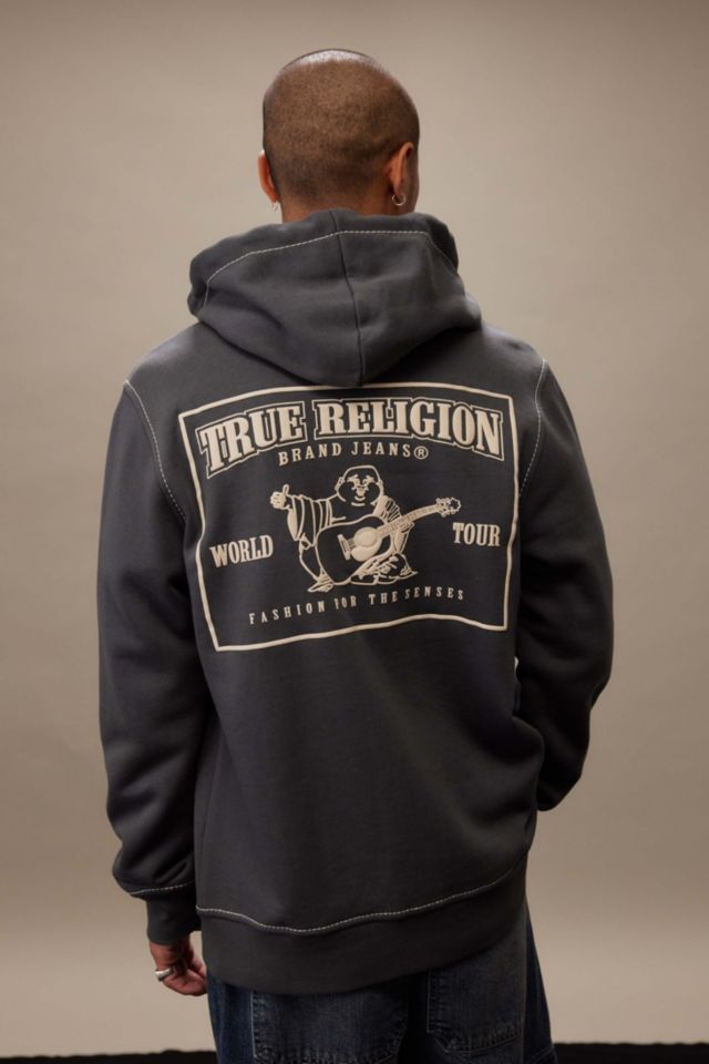 True Religion Iron Gate Zip-Up Hoodie | Urban Outfitters UK