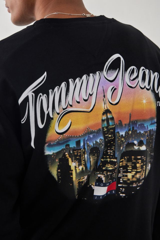 Tommy hilfiger tommy jeans best sale 90's logo hooded sweatshirt