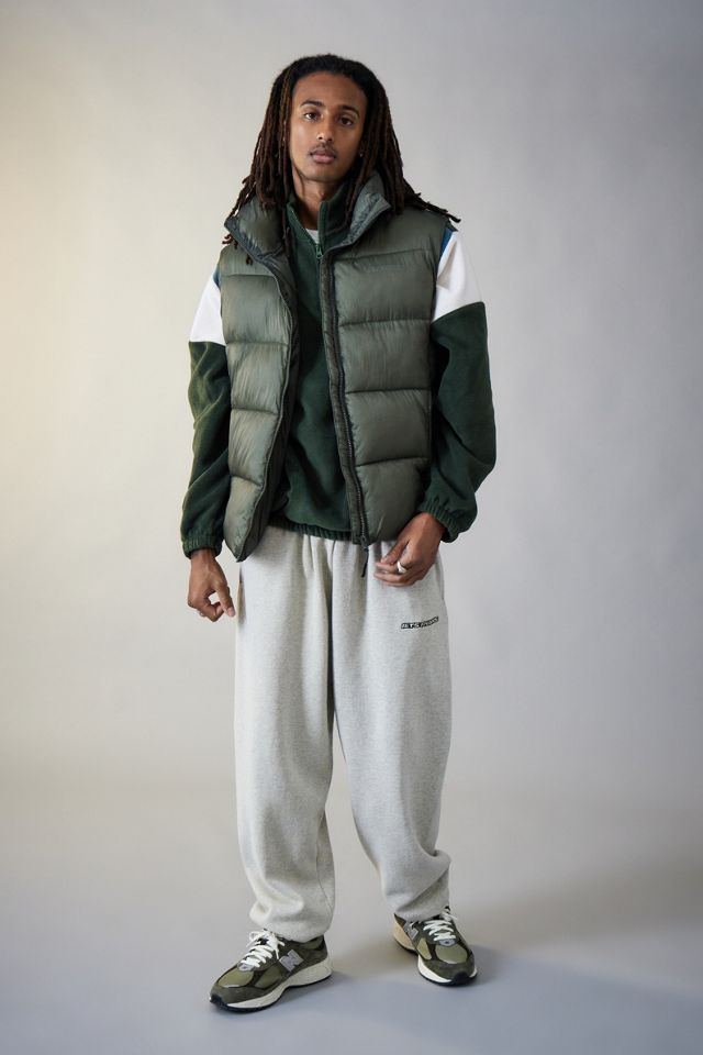 iets frans... Grüner Panelled Pullover Fleece #2