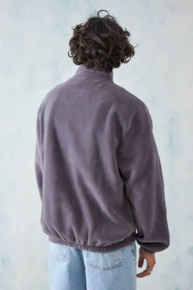 BDG - Sweatshirt en polaire à col montant avec écusson violet #3