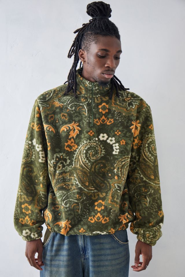 BDG Vert Paisley Polaire #1