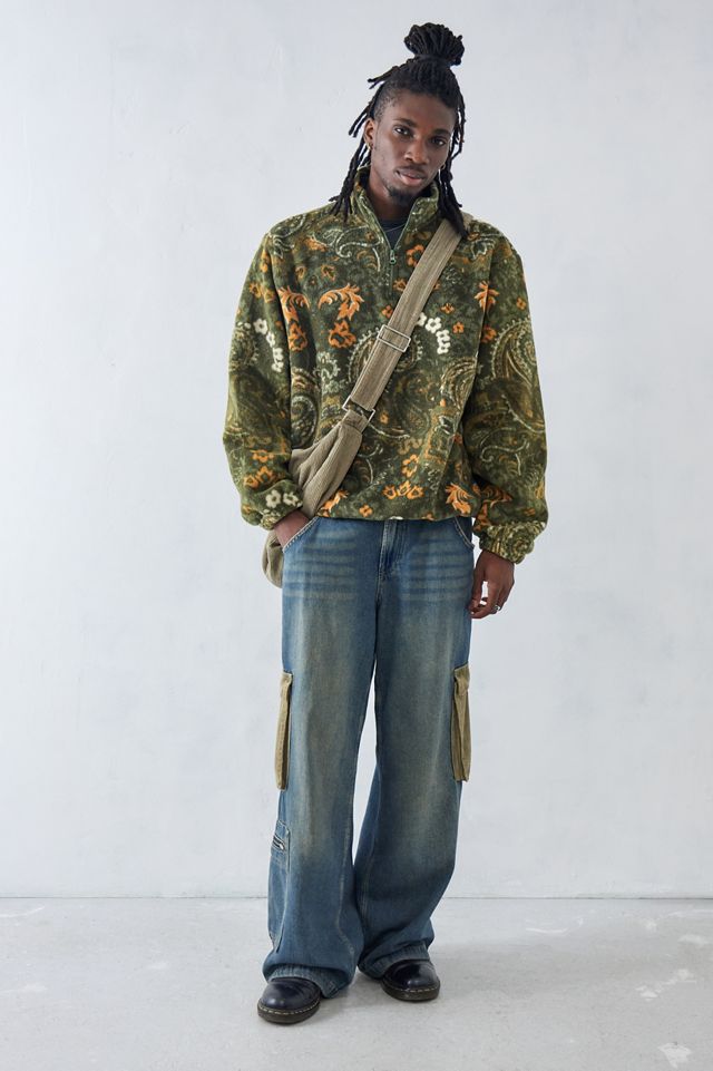 BDG Vert Paisley Polaire #2