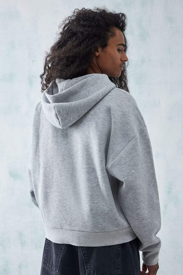 BDG Michael Grey Marl Double Zip Hoodie | Urban Outfitters UK