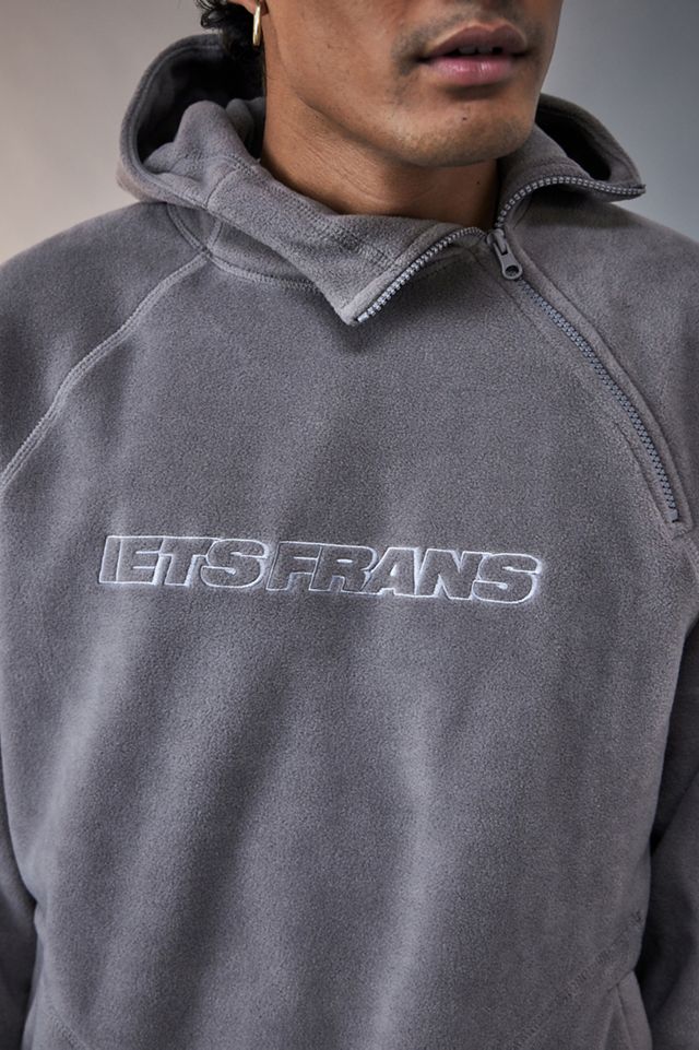 iets frans... Asymmetric Fleece Hoodie #1