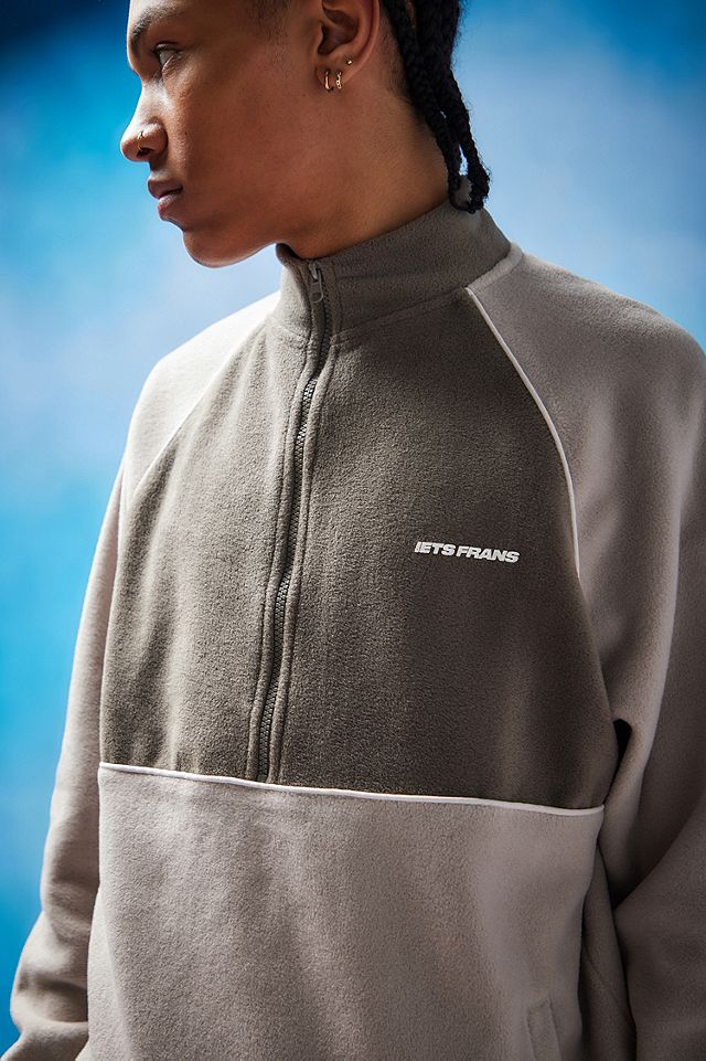 iets frans... Stone Panelled Fleece | Urban Outfitters UK