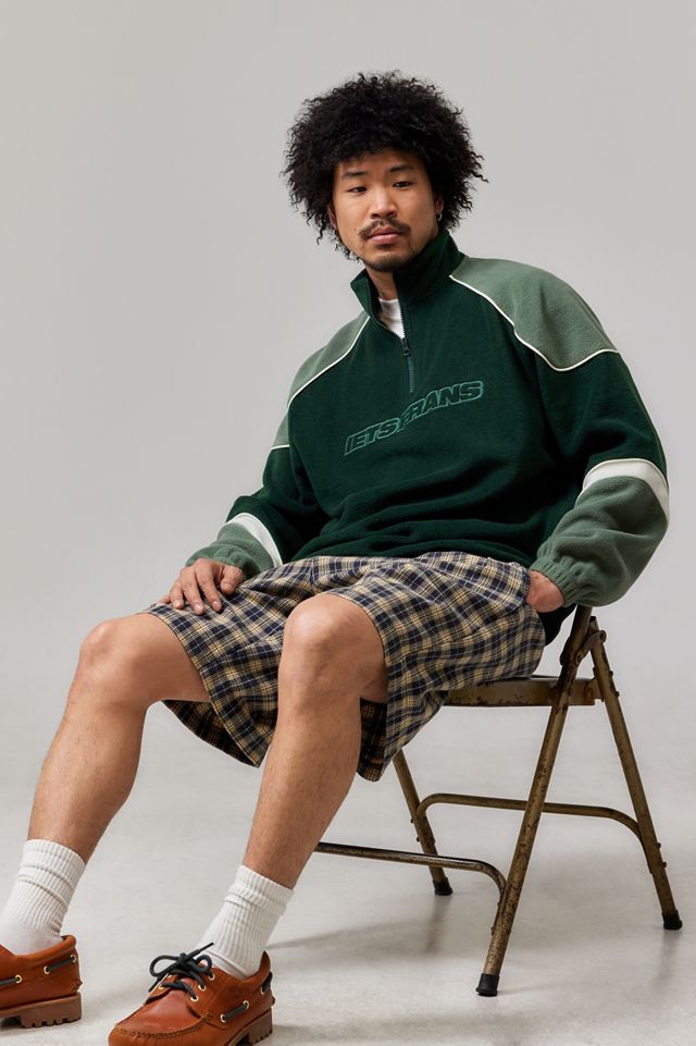iets frans... Green Tonal Panelled Fleece #1