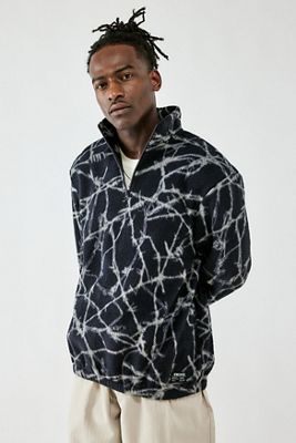 UO Barbed Wire Black Fleece Pullover