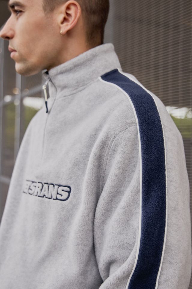 iets frans... Grau & Navy Panel Fleece #2
