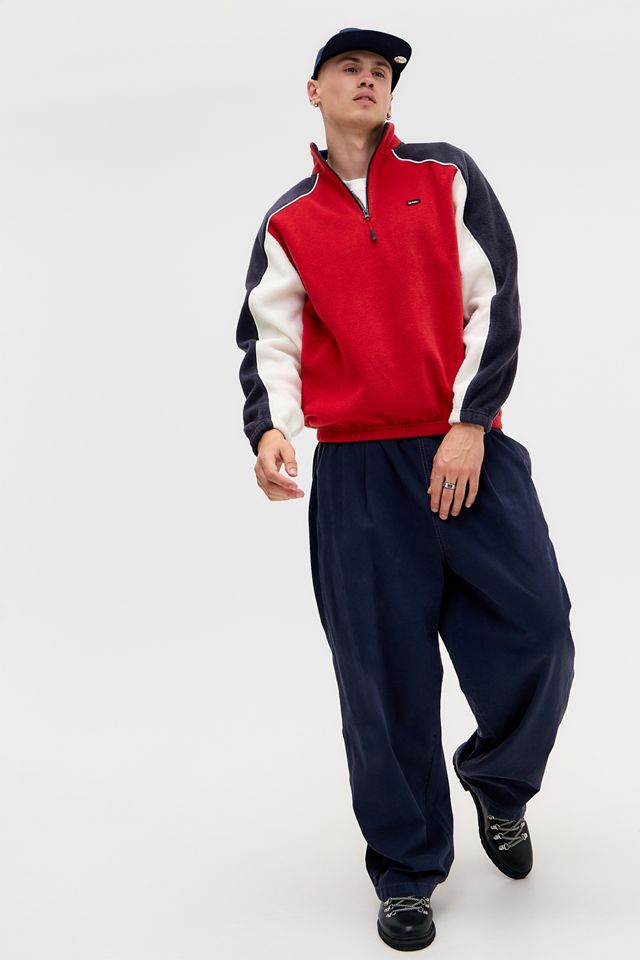 iets frans... Red Sporty Panel Fleece #1