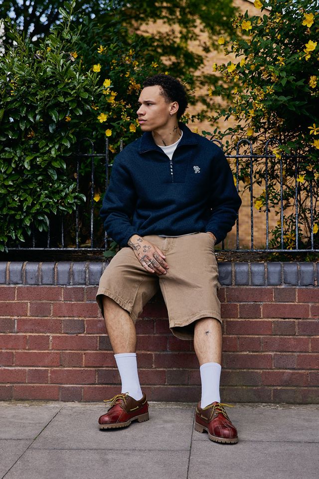 Ayker Navy Viertel-Zip-Fleece #1