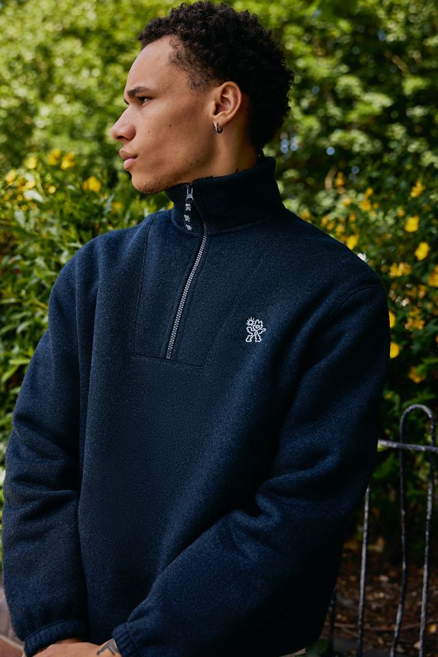 Ayker Navy Viertel-Zip-Fleece #2