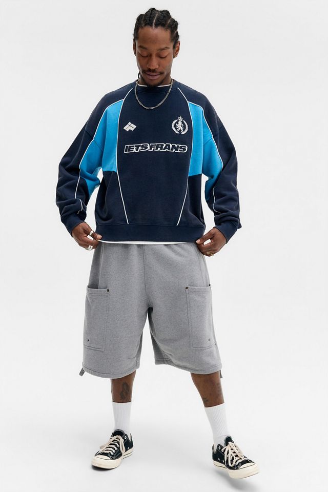 iets frans... Navy Piped Sweatshirt #1