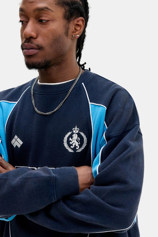 iets frans... Navy Piped Sweatshirt #2