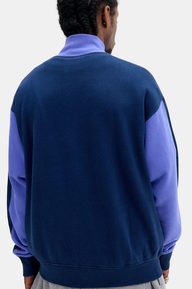 iets frans... Blaue Block-Trainingsjacke #3