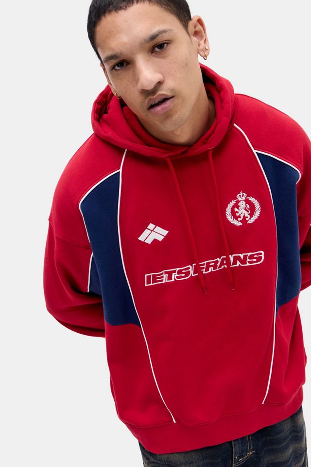 iets frans...Red Piped Long Sleeves Hoodie #1