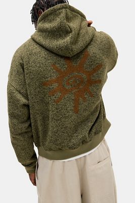 Ayker Khaki Fleece Hoodie