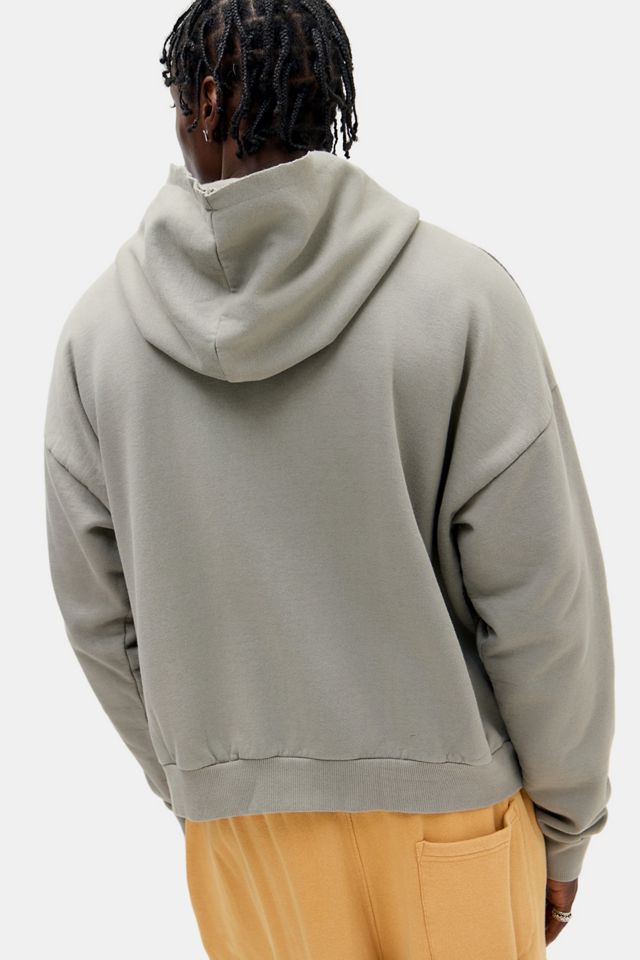 UO Khaki Dragon Print Zip-Through Hoodie #3