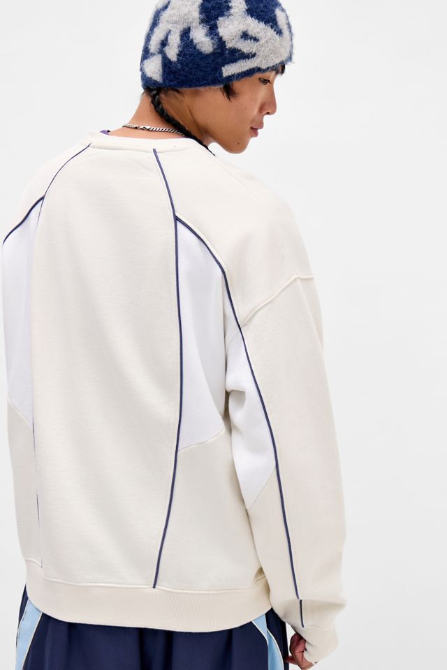 iets frans... Ecru Panel Sweatshirt #2