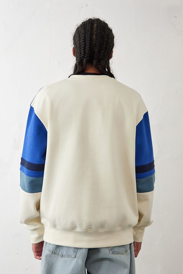 Alma De Ace - Sweatshirt à empiècements Valda bleu et crème #3