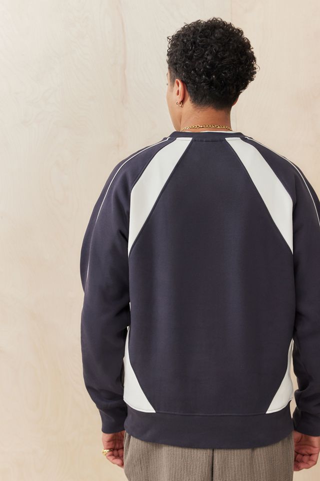 Alma De Ace Navy Arva Piped Raglan Sweatshirt #3