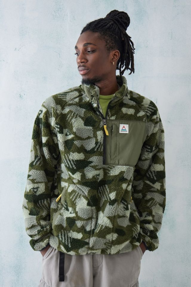 Camo quarter zip fleece hotsell