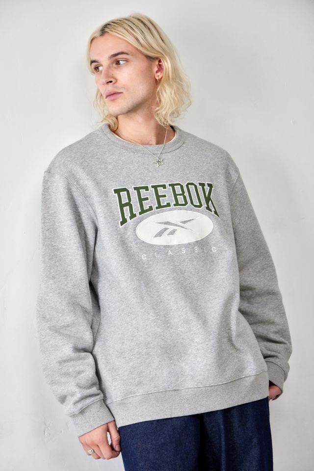 Reebok vintage sweatshirt grey new arrivals