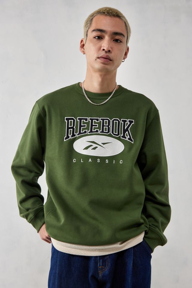 Reebok classic on sale sweatshirt green