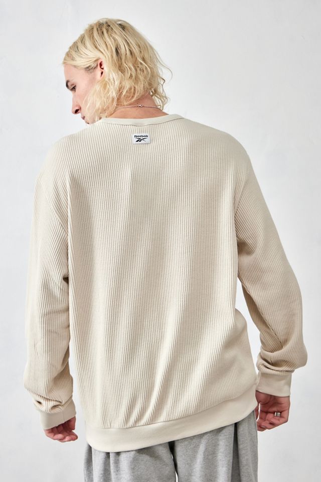 Reebok Stucco Waffle Knit Crew Sweatshirt  #3