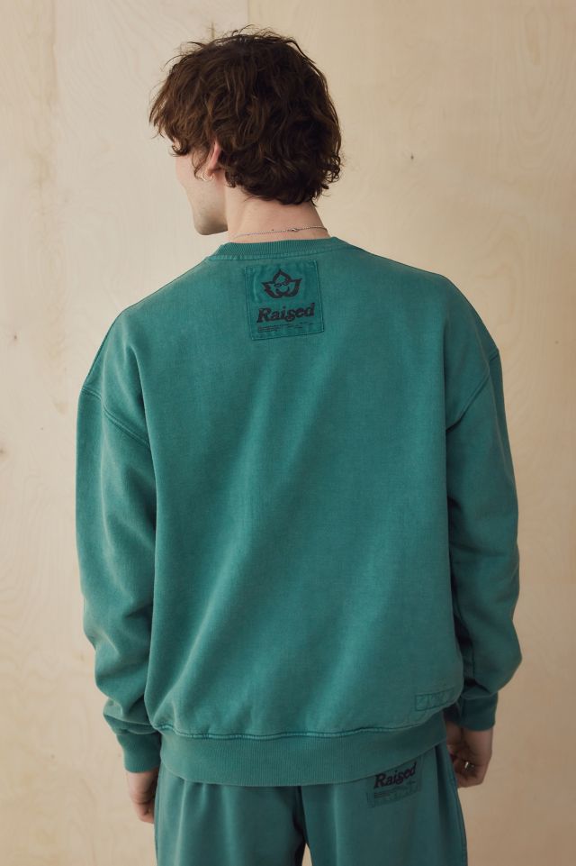 Urban outfitters green sweatshirt hotsell